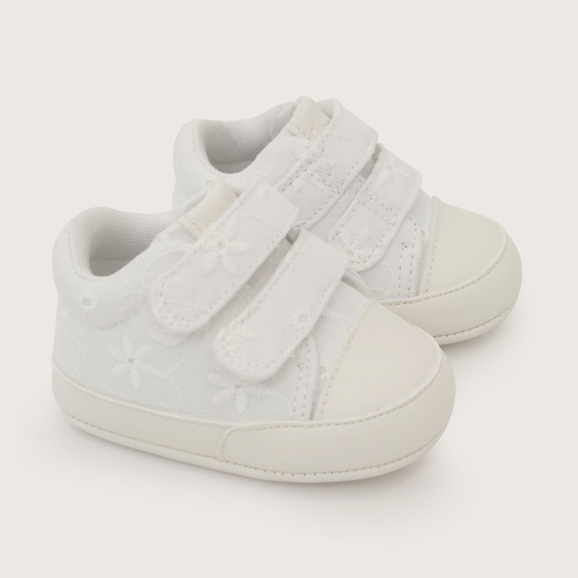 Zapatilla Bebe Niña Blanca